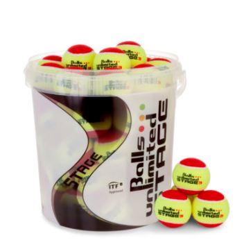 Balls Unlimited Stage 3 60er im Eimer gelb/rot