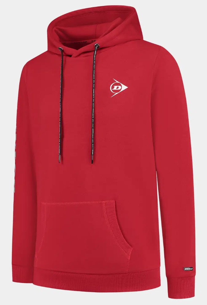Dunlop Essential Hooded Sweat, Dark Red