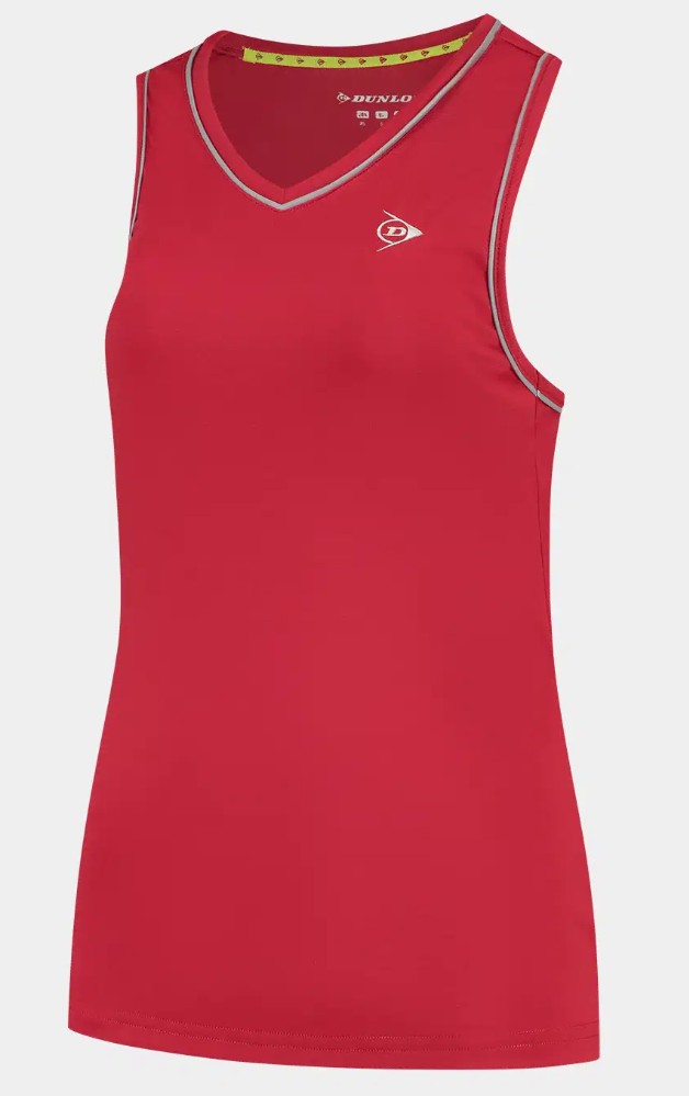 Dunlop Women Club Tank Top Jester Red