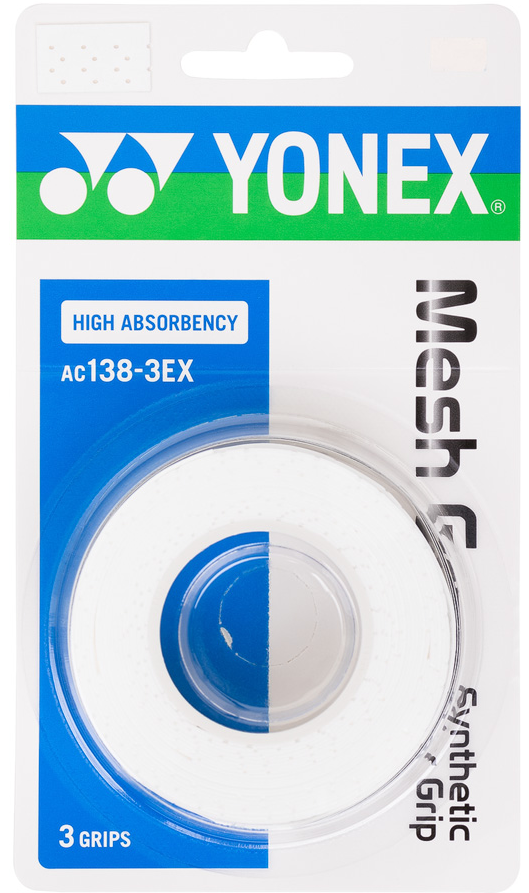 Yonex Mesh Grap 3er - weiß