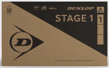 Dunlop Mini Tennis Stage 1 green 72 Stück  18 x 4er Dose