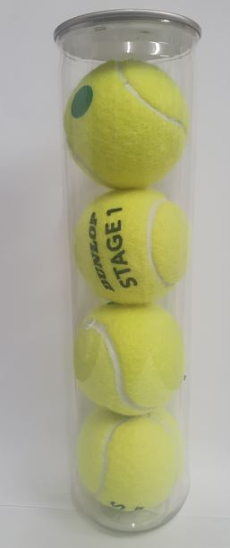 Dunlop Mini Tennis Stage 1 green 4er Dose Dunlop Mini Tennis Stage 1 green 4er Dose