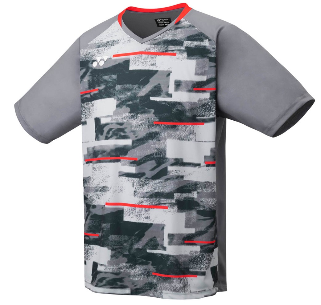 Yonex Men's Crew Neck Shirt Club Team gray