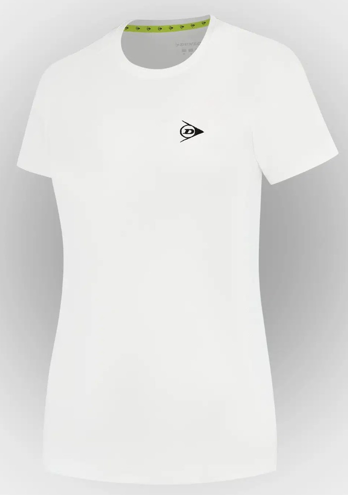 Dunlop Women Club Crew Tee White