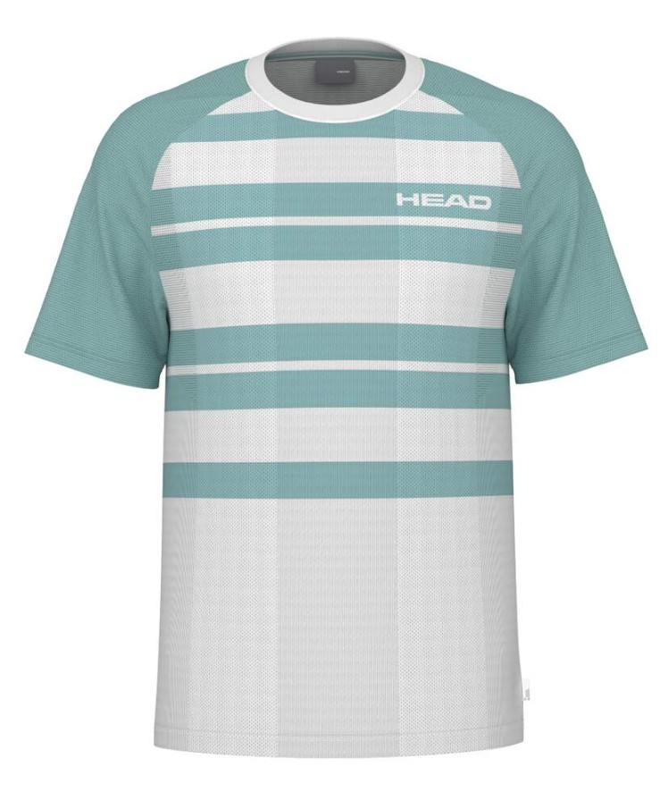 Performance T-Shirt Men print pert/aqua -Auslaufartikel-
