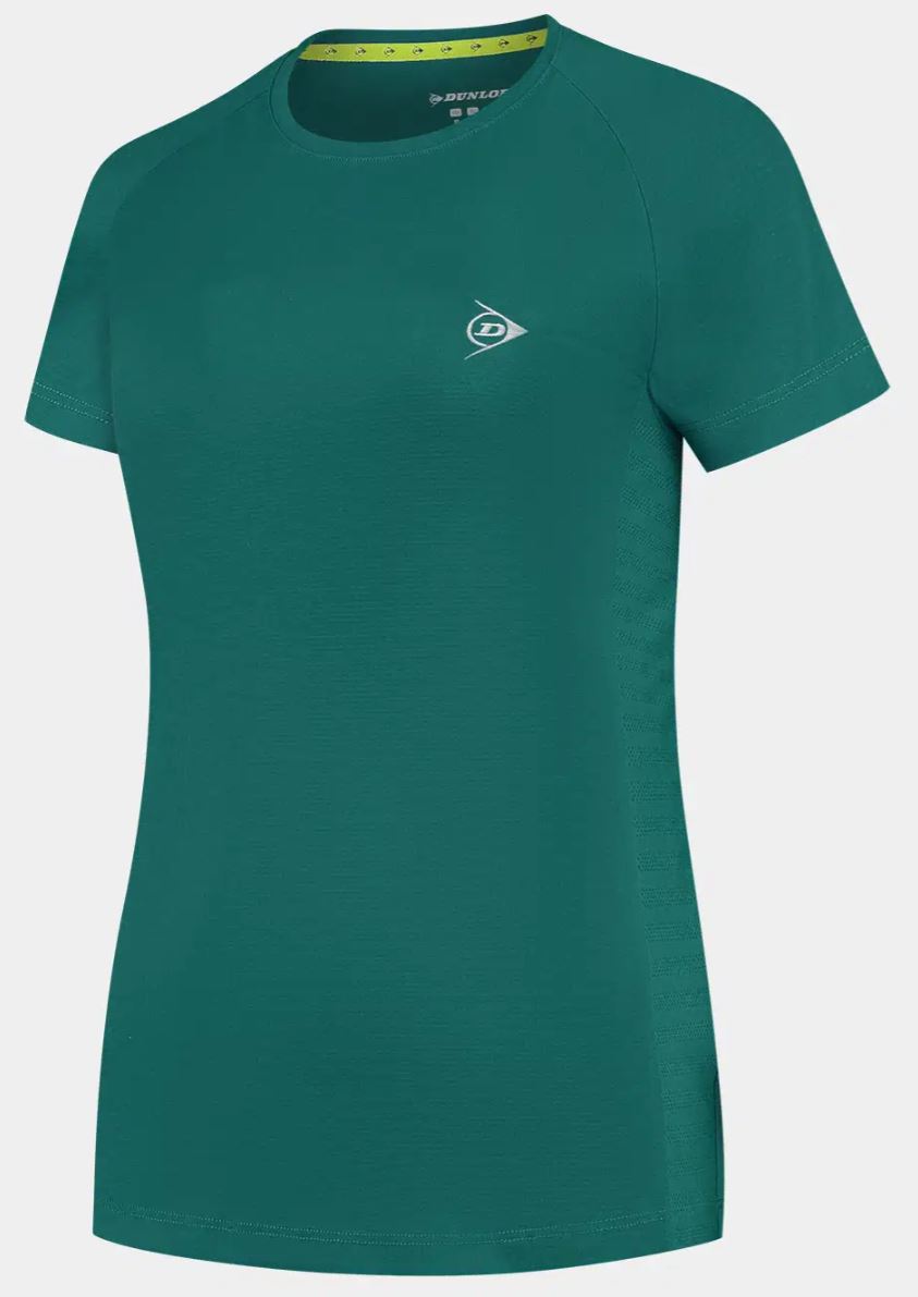 Dunlop Girl Club Line Crew Tee, Atlantic Deep